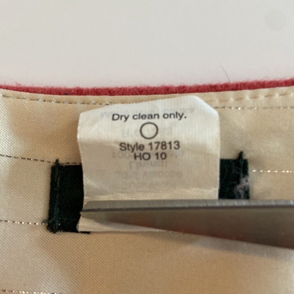 J.Crew Coral Wool Blend Fully Lined Classic Pencil Skirt: 4842 - Picture 5 of 6